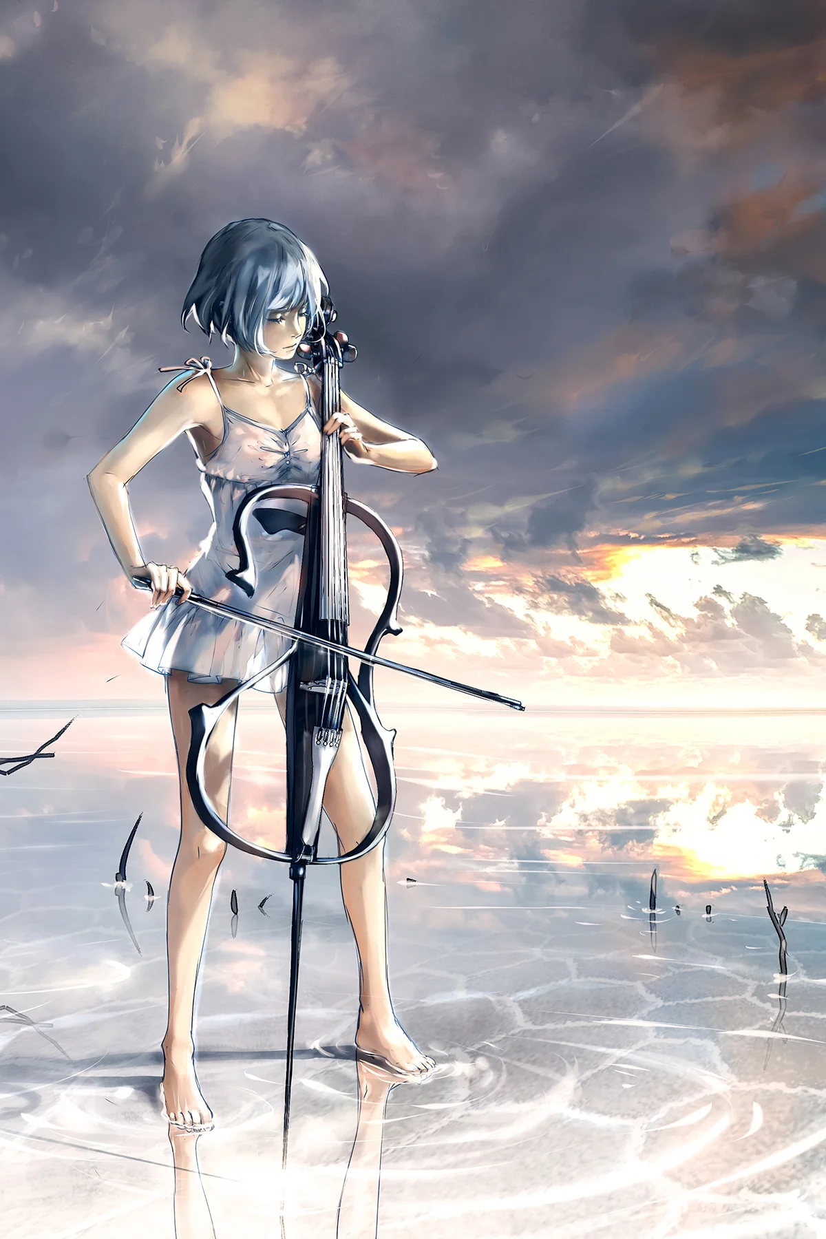 Glass Instruments - Postcard collection of 6 — Yuumei